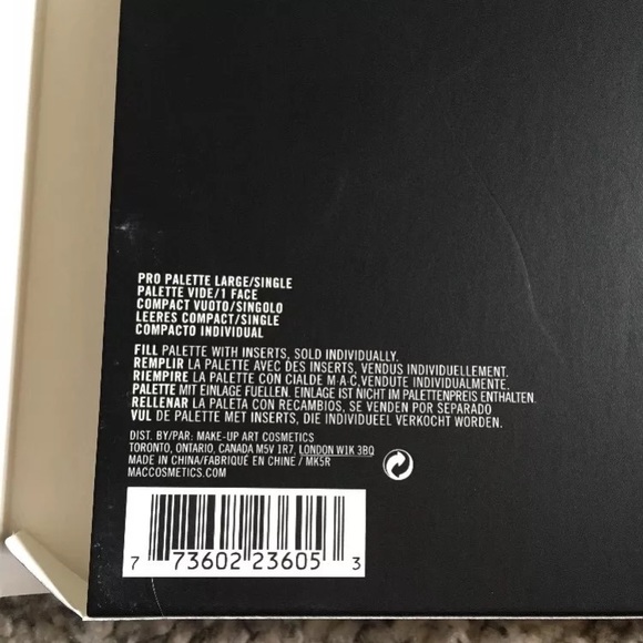 Mac cosmetics pro palette large single empty - Picture 3 of 3